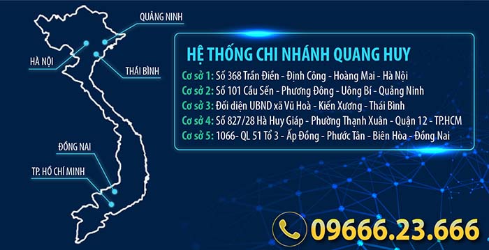 Địa chỉ bán hàng Quang Huy