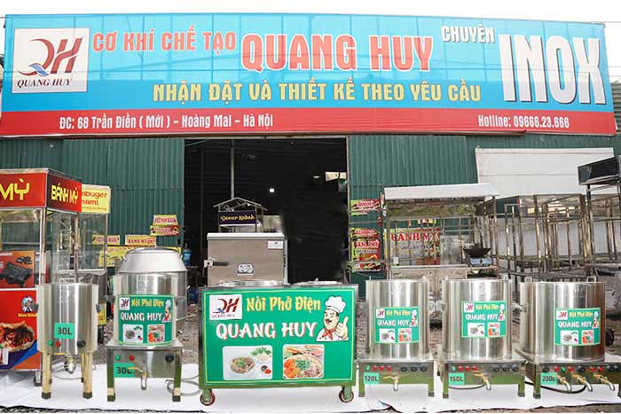 Xưởng sản xuất nồi phở Quang Huy