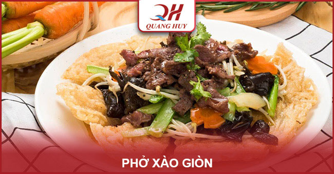 Phở xào giòn