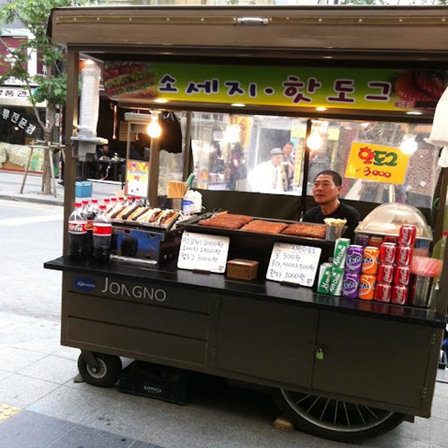 Xe bán đồ ăn uống Hàn Quốc