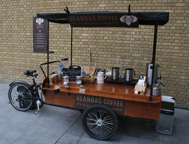 Xe đạp bán Coffee