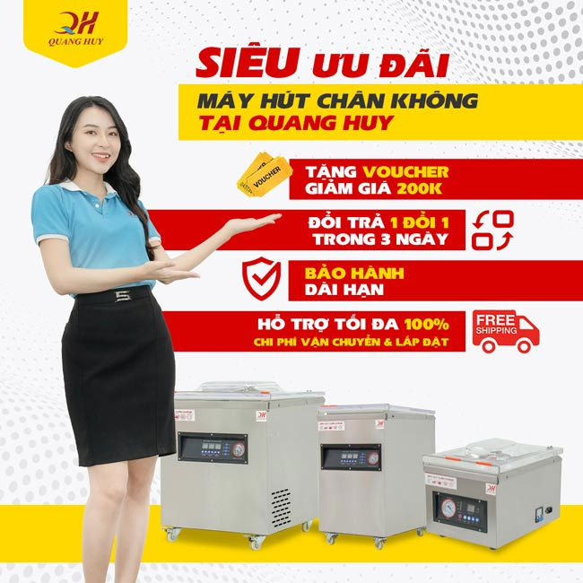 máy hút chân không Quang Huy