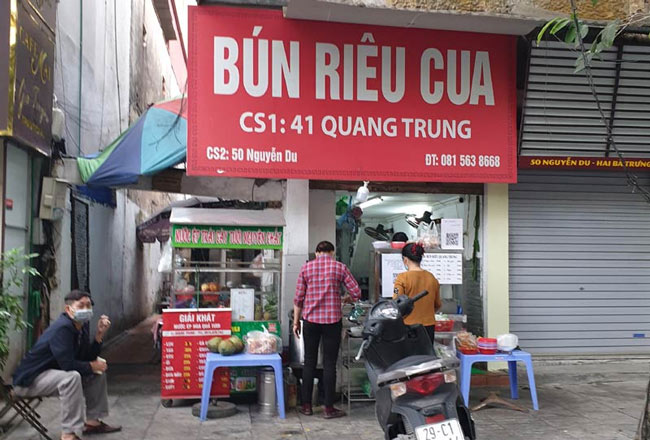 Quán bún riêu Nguyễn Du