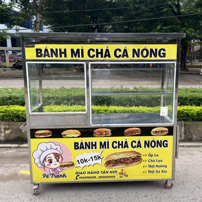 Top 9 địa chỉ bán xe bánh mì uy tín tại TPHCM và Hà Nội
