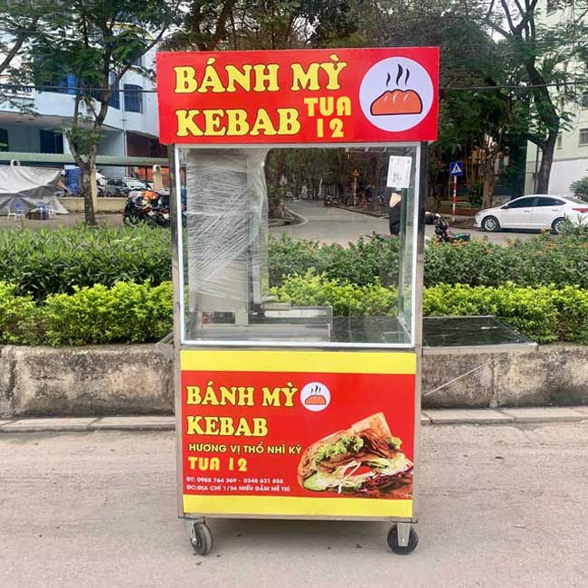 xe bánh mì Doner Kebab tua 12