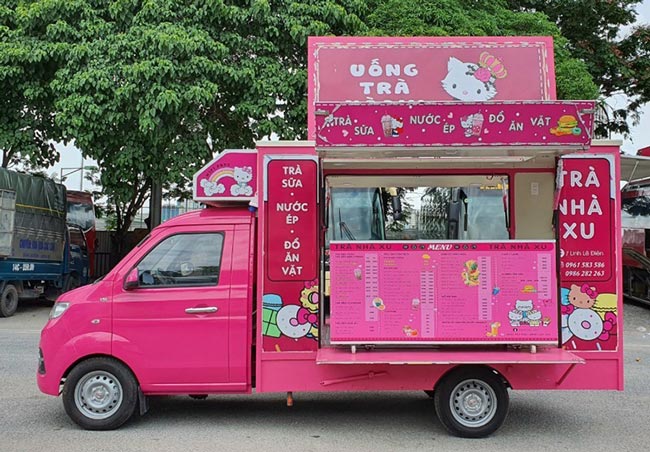 Xe tải bán trà sữa chất lượng