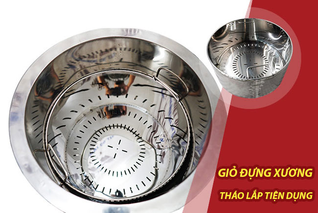 Giỏ trụng xương nồi phở 100l