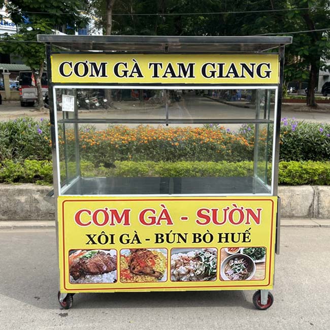 Mẫu tủ bán cơm 7 Quang Huy