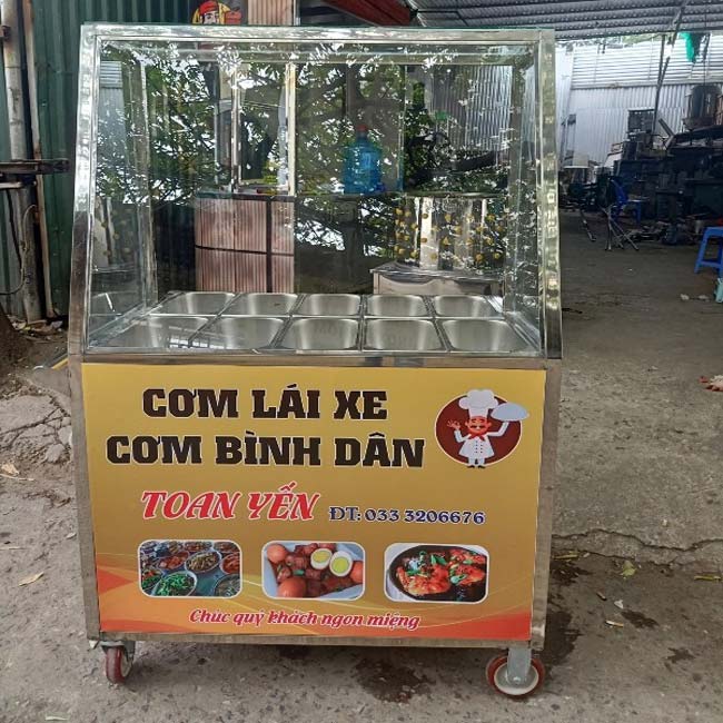 tủ bán cơm mẫu 2 Quang Huy