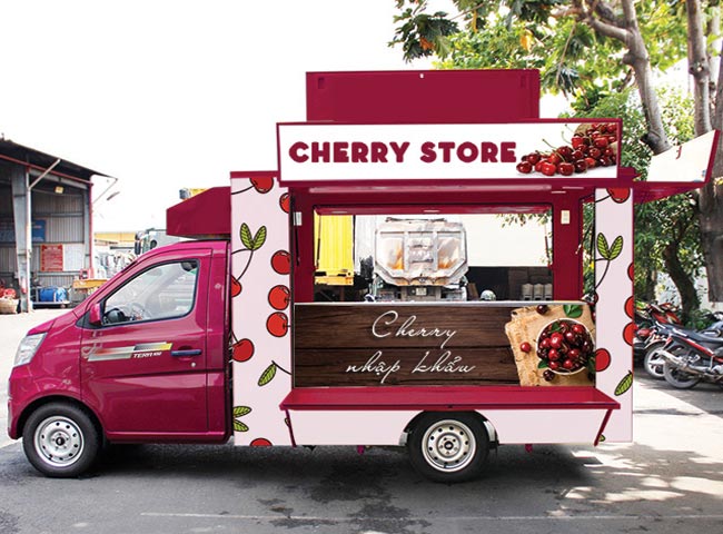 xe tải bán cherry lưu động